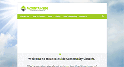 Desktop Screenshot of mountainsidechurch.ca